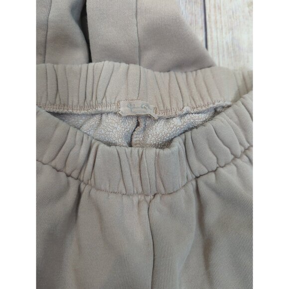 Brandy Melville Women's Rosa Sweatpants Joggers Fleece Pink Tan Size S/M READ - Picture 2 of 7